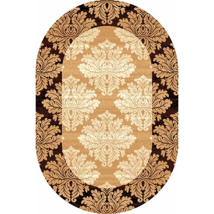 Ковёр БЦФ ПП LAGUNA d213, 3*4 м, овальный, BEIGE