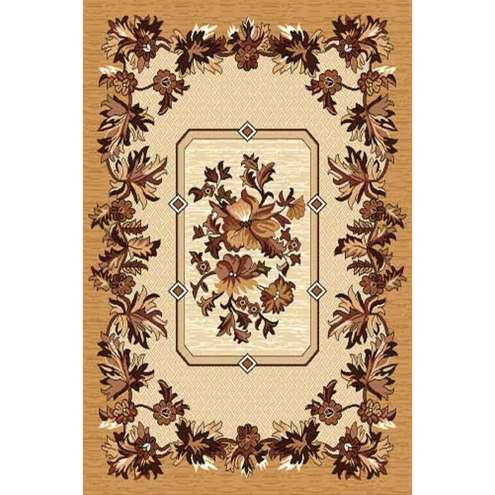 Ковёр БЦФ ПП LAGUNA_LISTIK-5, 1*2 м, прямоугольный, BEIGE