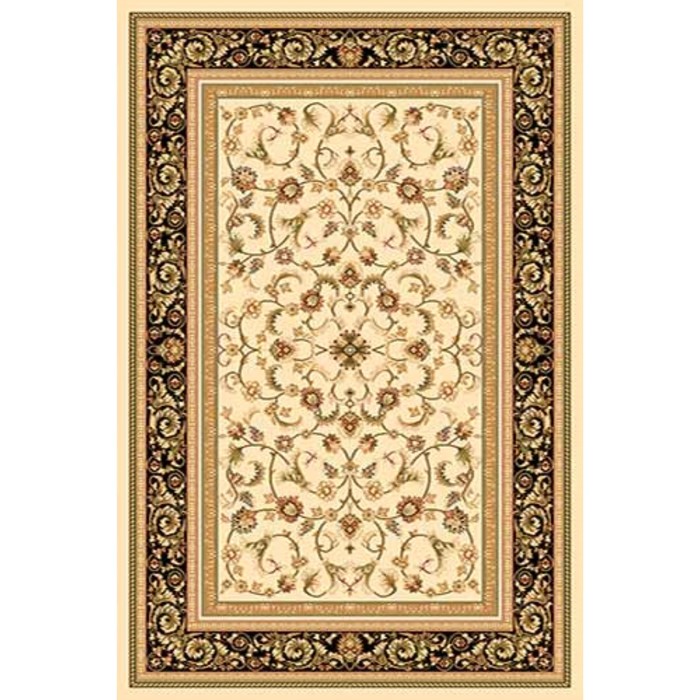 Ковёр Хит-Сет ПП OLYMPOS d392, 2*5 м, прямоугольный, CREAM-BLACK