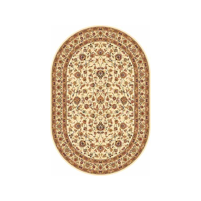 Ковёр Heat-set IZMIR 5471, 1*2 м, овал, CREAM