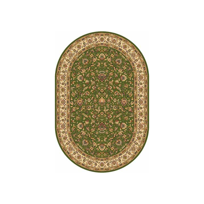 Ковёр Heat-set IZMIR 5471, 1*3 м, овал, GREEN