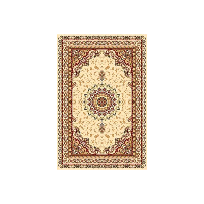 Ковёр Heat-Set IZMIR d027, 0,8*1,5 м, прямоугольный, CREAM-RED