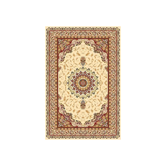 Ковёр Heat-Set IZMIR d027, 1,5*2,3 м, прямоугольный, CREAM-RED