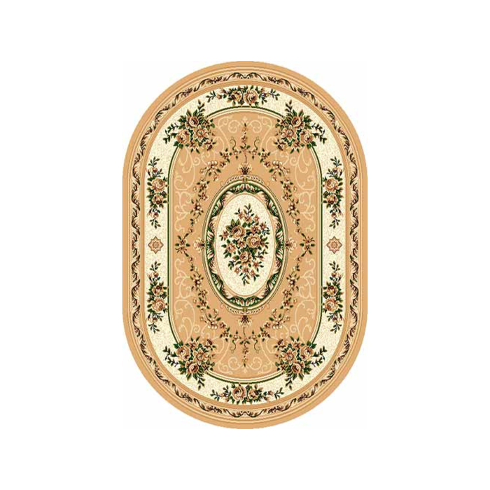 Ковёр БЦФ ПП LAGUNA 5444, 1*4 м, овал, BEIGE