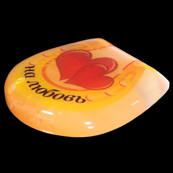 Магнит «Подкова», на любовь, 4,2х4,5 см, селенит