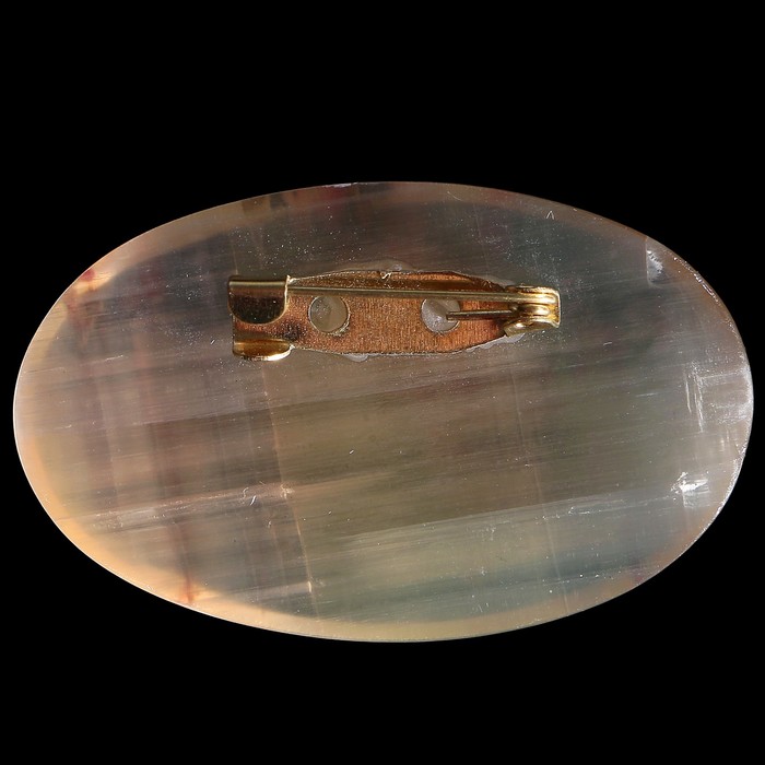 Брошь «Цветы», 2,8х4,5 см, селенит