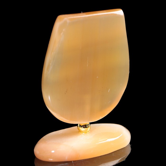 Сувенир «Подкова», к деньгам, 4,5х6 см, селенит