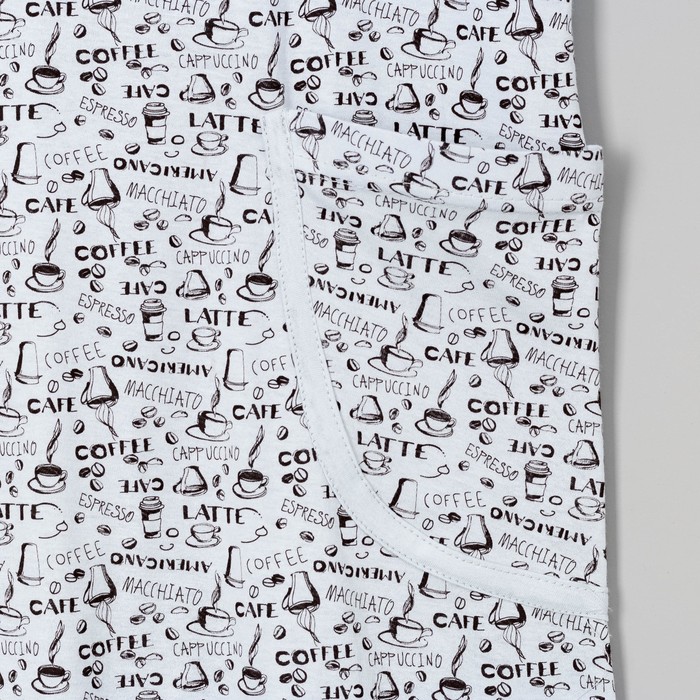 Платье домашнее женское, цвет серый, размер 44