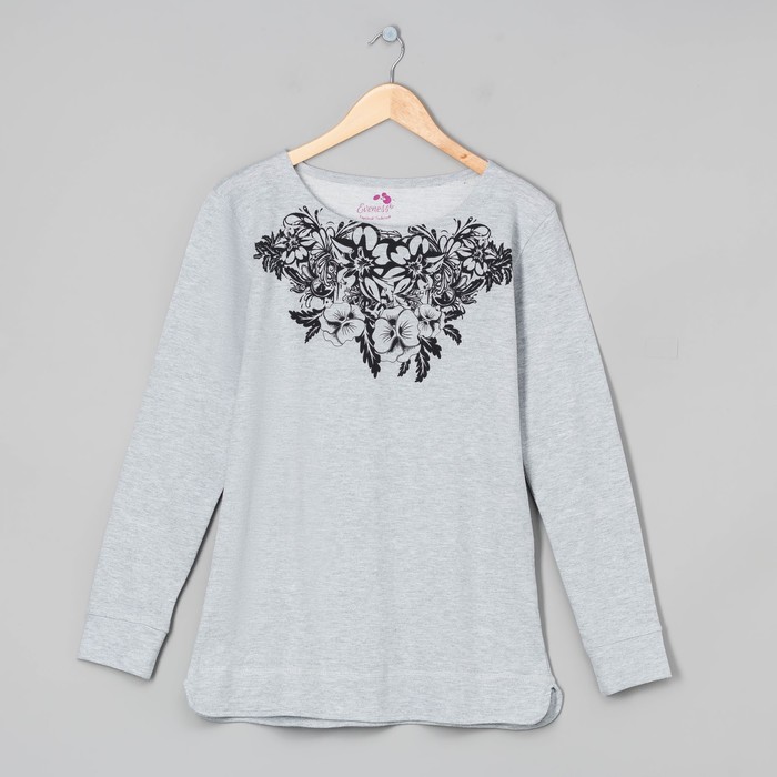 Джемпер женский, цвет серый, размер 46