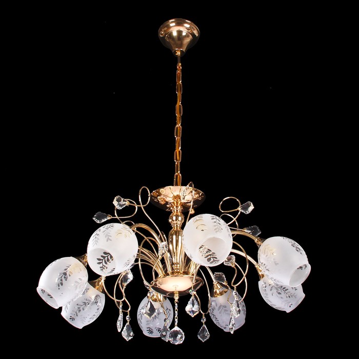 Люстра  "Лаура" 8x60Вт E27 золото