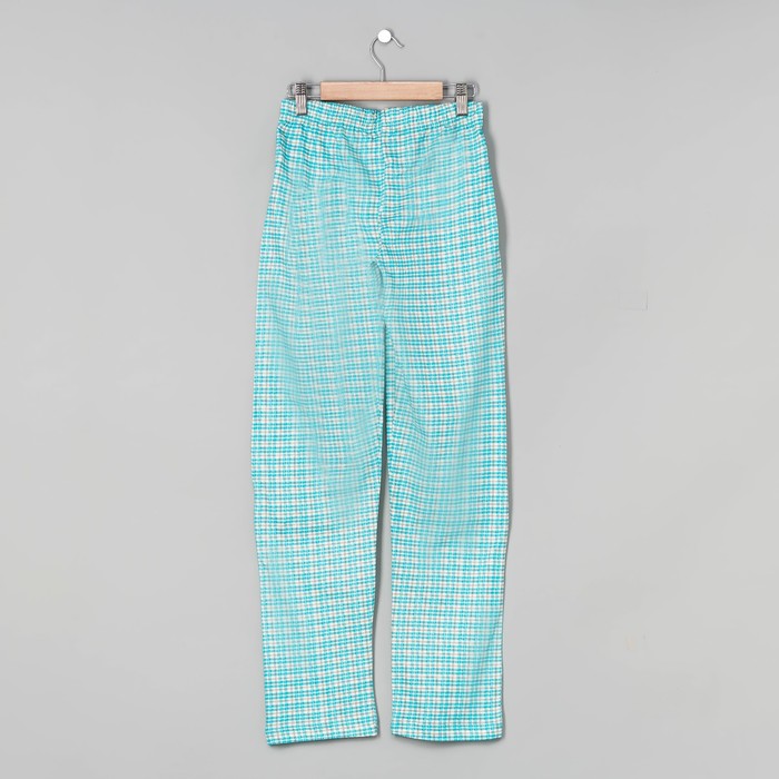 Брюки женские цвет голубой, размер 46