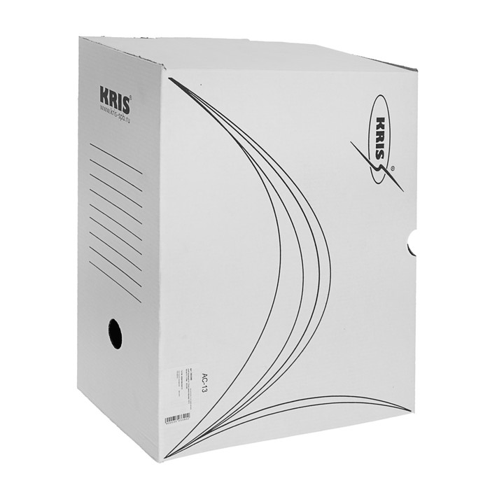 Короб архивный А4, 150 мм микрогофрокартон, KRIS белый
