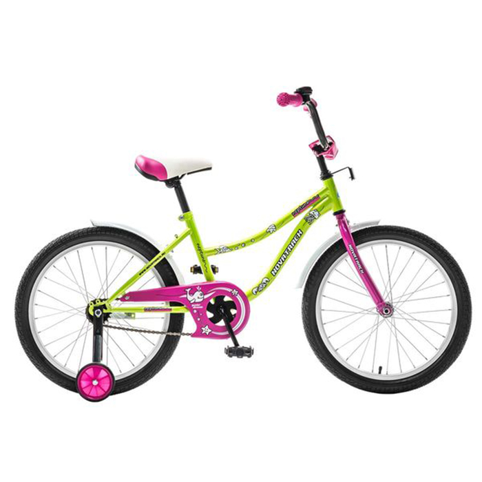 Велосипед 20" Novatrack Neptun, цвет салатовый