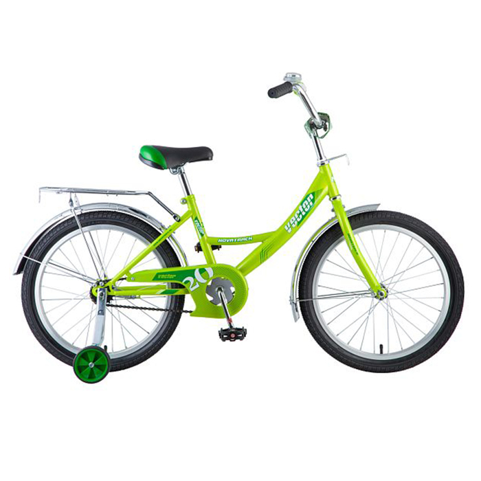 Велосипед 20" Novatrack Vector, цвет зеленый