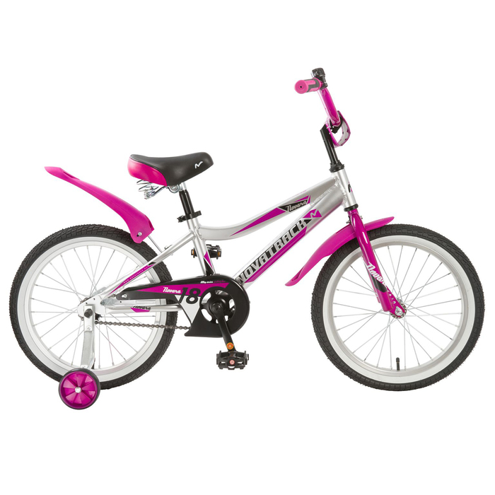 Велосипед 18" Novatrack Novara, цвет серебристый