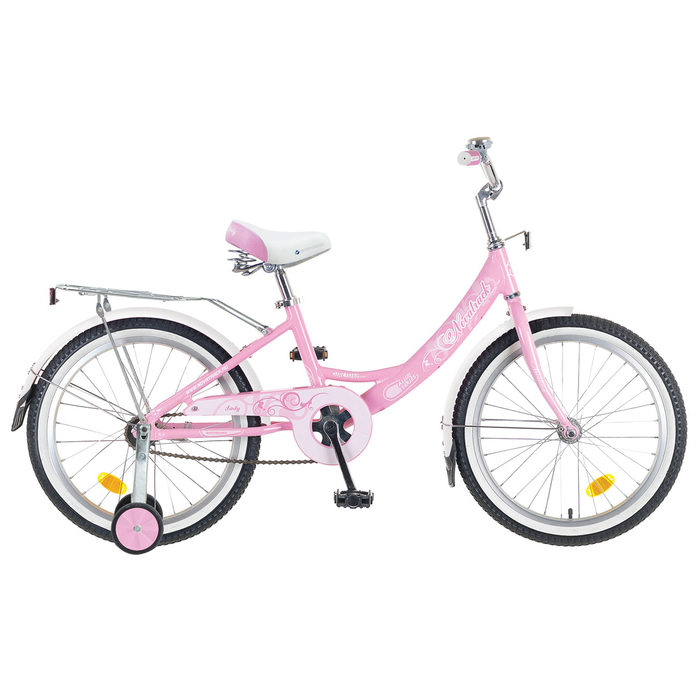 Велосипед 20" Novatrack Girlish Line, цвет розовый