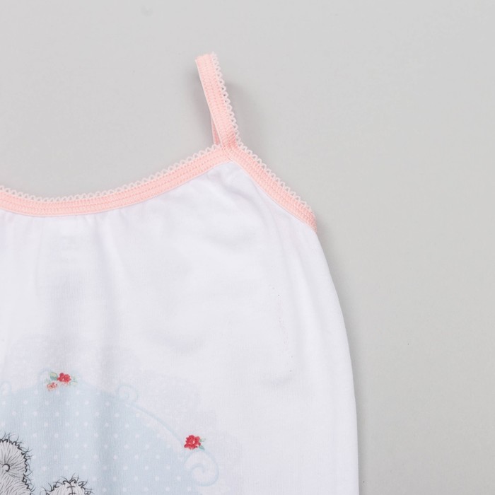 Комплект для девочки "Мишки Тедди", рост 104-110 см, цвет белый Т102