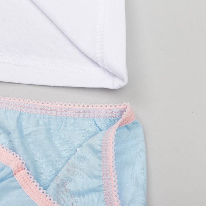 Комплект для девочки "Мишки Тедди", рост 104-110 см, цвет белый Т102