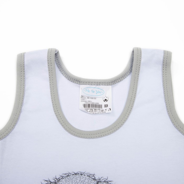 Комплект для мальчика "Мишки Тедди", рост 98-104 см, цвет белый Т103