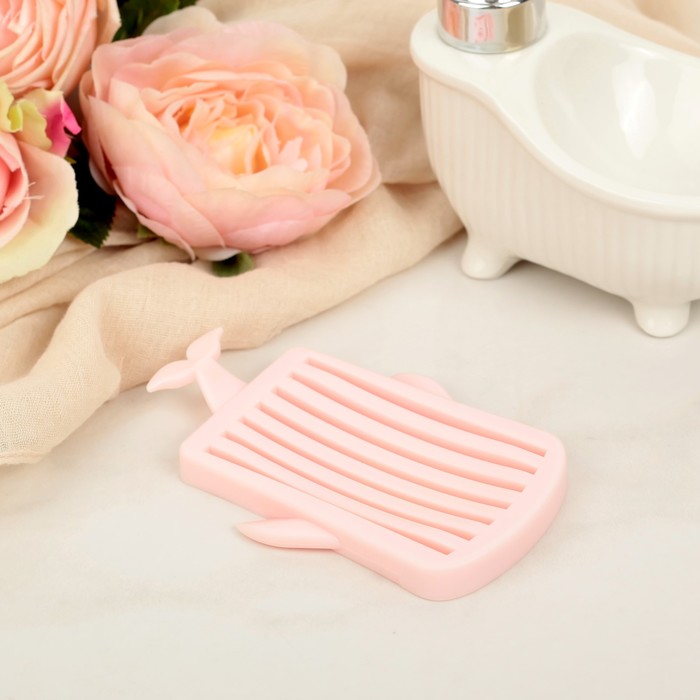 Мыльница 12х8х1,5 см, цвет МИКС