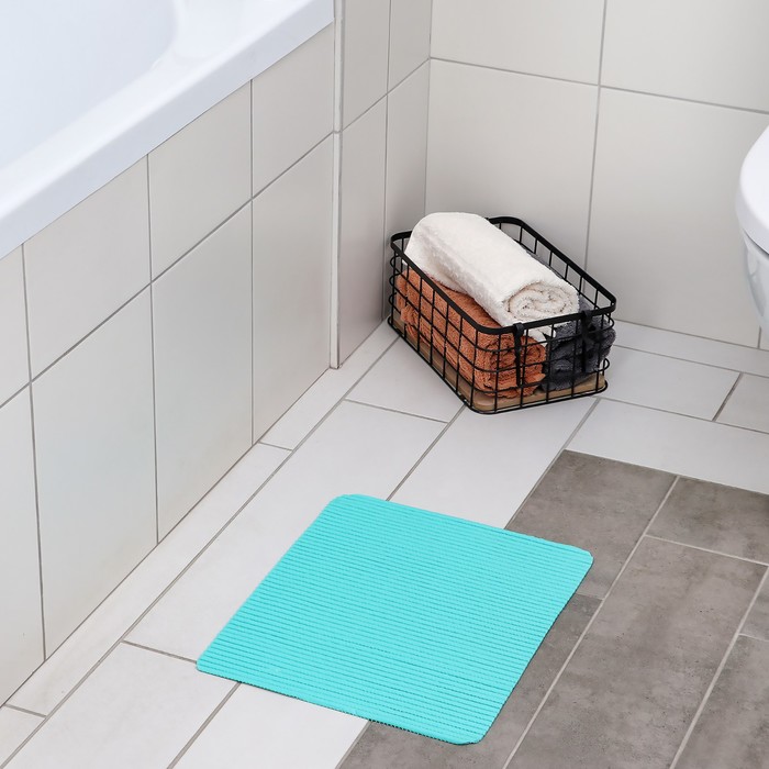 Коврик противоскользящий "Полотно", цвет МИКС