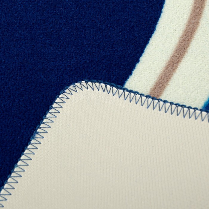 Набор ковриков для ванной и туалета 2 шт "Волны"