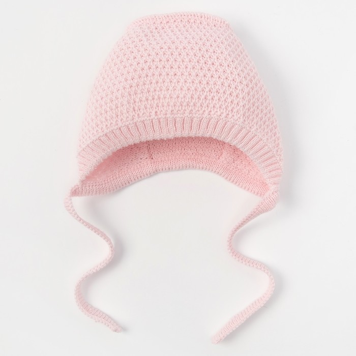 Шапка детская "Мелодия", рост 50-56 см, цвет розовый 07290_М