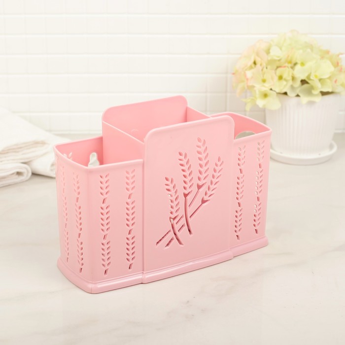 Корзина для хранения 19х8х13,3 см, цвет МИКС