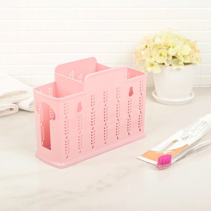 Корзина для хранения 19х8х13,3 см, цвет МИКС