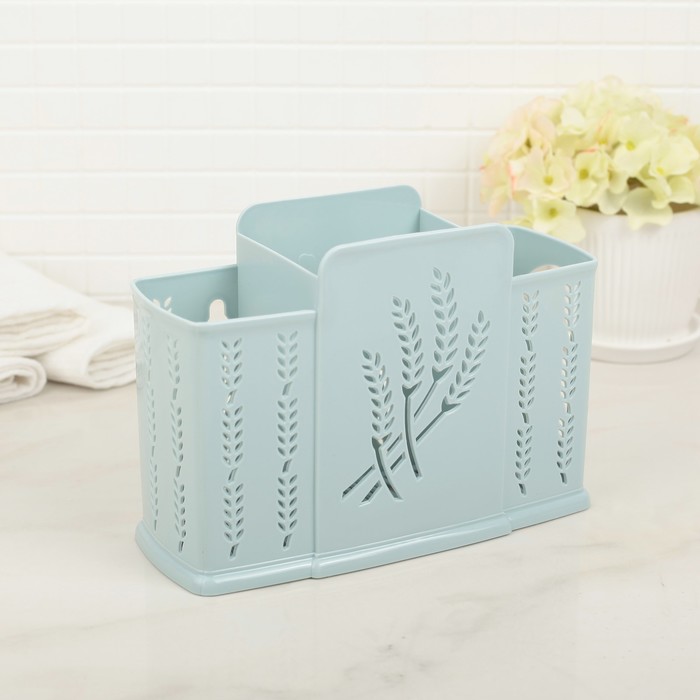 Корзина для хранения 19х8х13,3 см, цвет МИКС