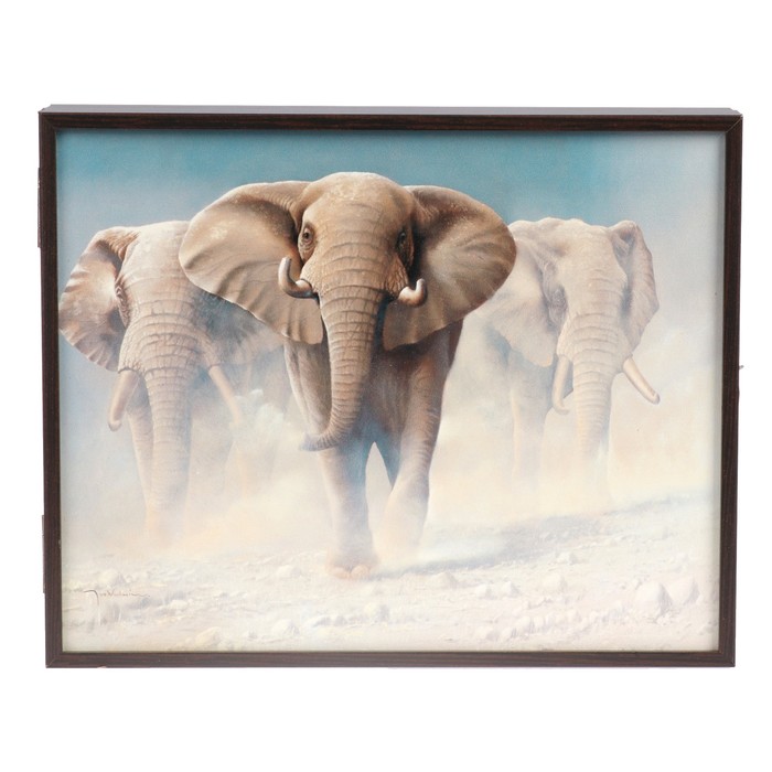 Ключница "Слоны" 20х25х5 см