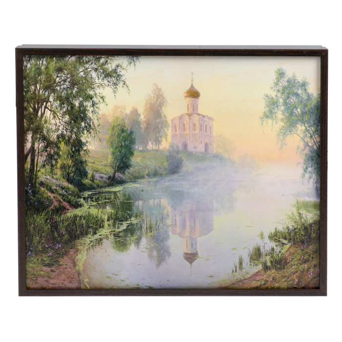 Ключница  "Утро на Нерли" 20х25х5 см