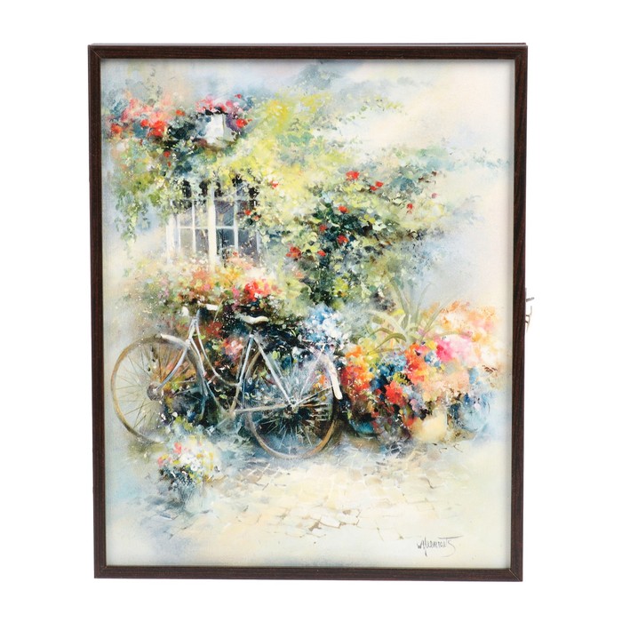 Ключница "Все в цветах" 20х25х5 см