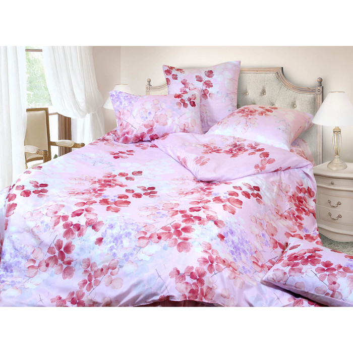 Постельное бельё 1,5сп арт. 3639-9, 147х215см, 150х215см, 70х70см 2 шт, пэ 60 г/м, пэ100%