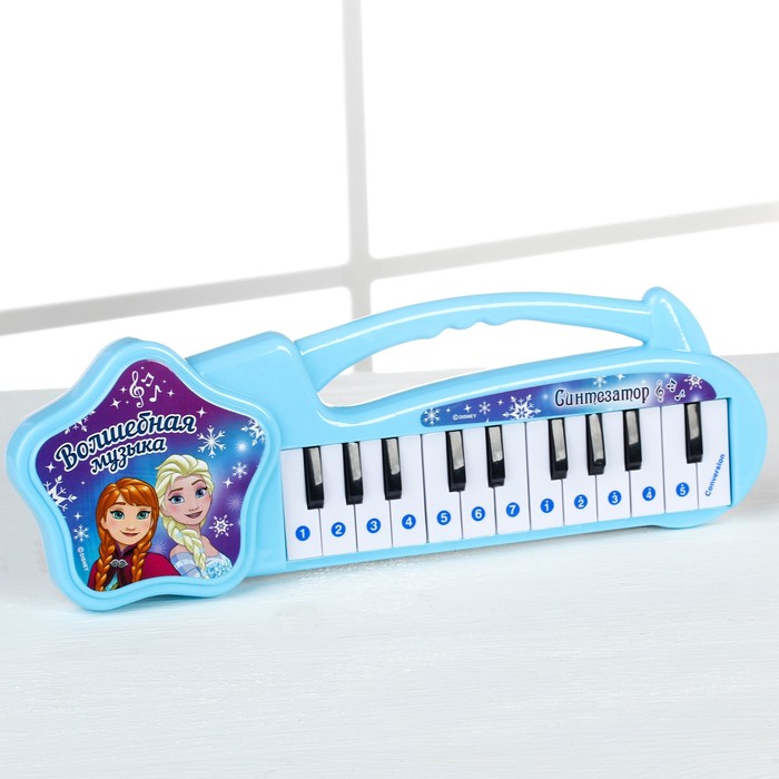 Синтезатор "Волшебная музыка", Холодное сердце, 8 мелодий, световые эффекты