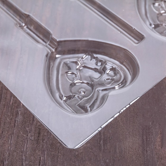 Молд для кейк-попсов "Сердца" 24х18,3х1 см