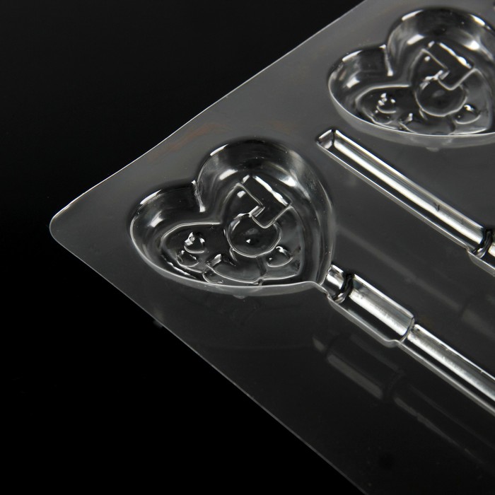 Молд для кейк-попсов "Сердца" 24х18,3х1 см