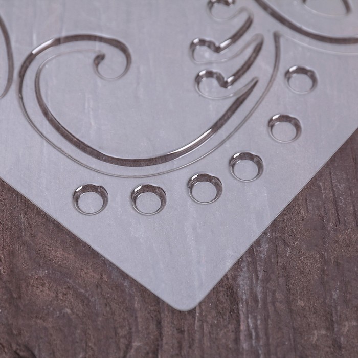 Набор молдов кондитерских для украшения выпечки "Вензеля", 4 шт