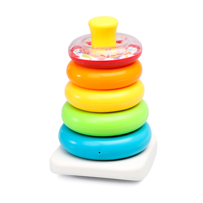 Пирамидка «Яркое настроение», 5 колец