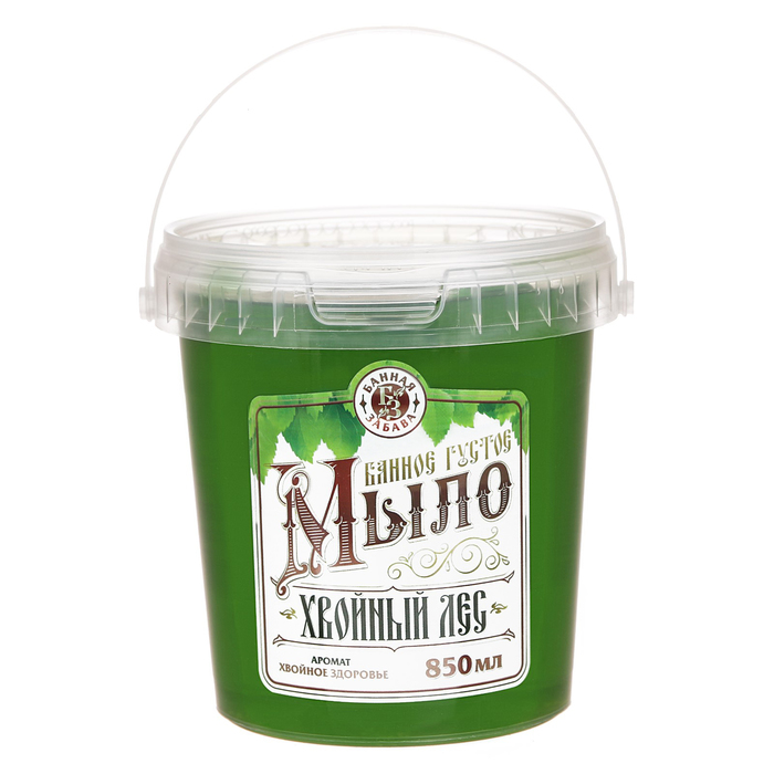 Густое мыло в баню "Хвойный лес", 850 мл