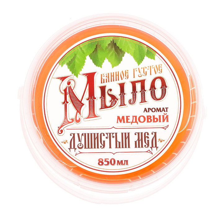 Густое мыло в баню "Душистый мёд", 850 мл
