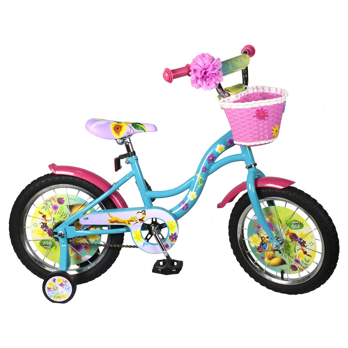 Велосипед 12" Navigator DISNEY Феи, 2018, цвет бирюзовый/розовый