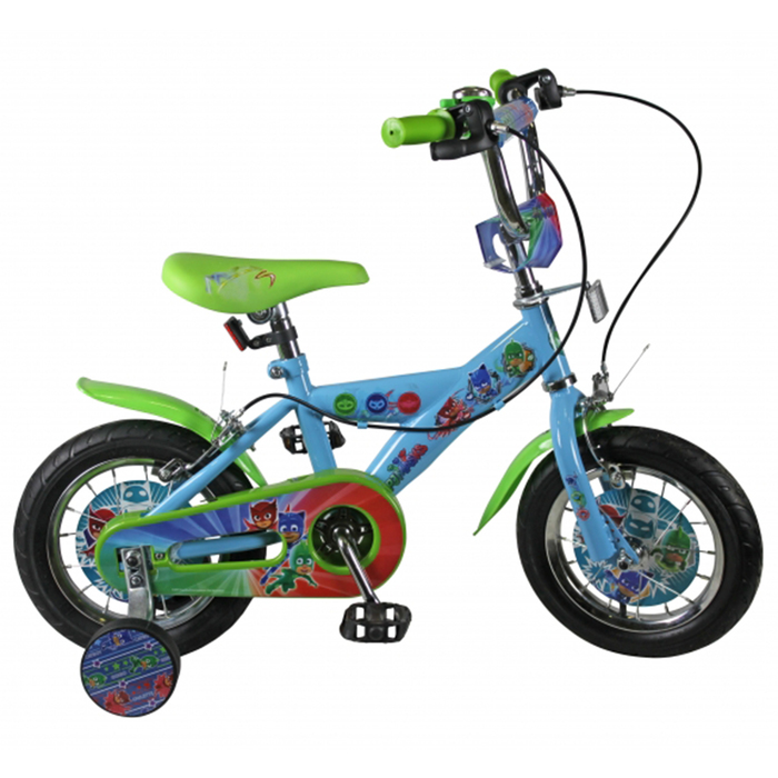 Велосипед 12" Navigator Герои в Масках, 2018, цвет голубой/зелёный