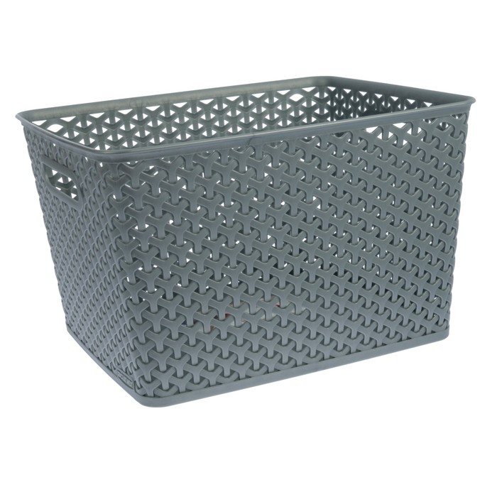 Корзина My style (размер L), цвет серебро