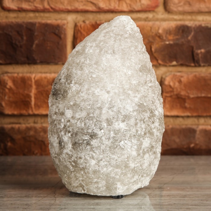 Светильник соляной "Феерия Вода", цельный кристалл, 14 х 14 х 19 см, микс