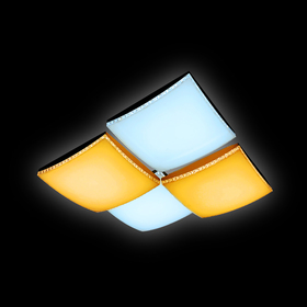 

Светильник "Плитка" 128Вт LED ПДУ белый 48x48x9см