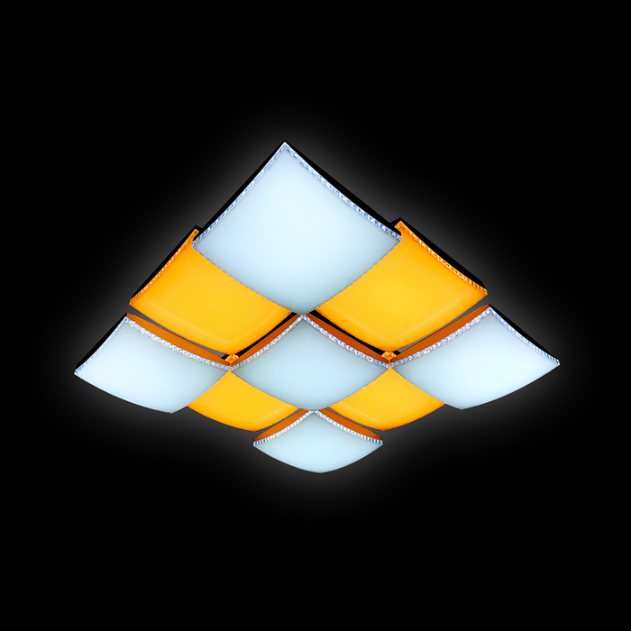 Светильник "Плитка" 288Вт LED ПДУ белый 72x72x9см