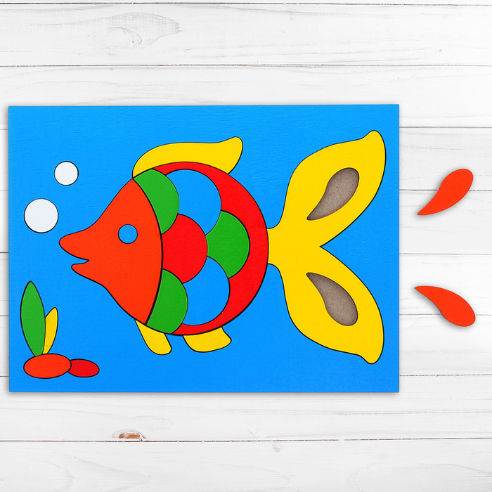 Головоломка "Собери картинку: рыбка ", 22 элемента