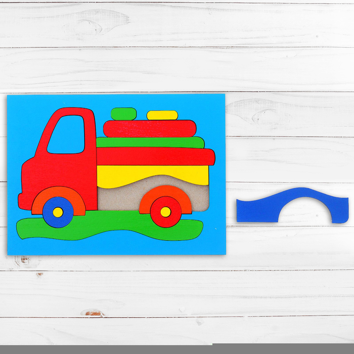 Головоломка "Собери картинку: грузовик", 16 элементов