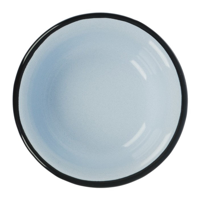 Миска 400 мл, цвет серо-голубой